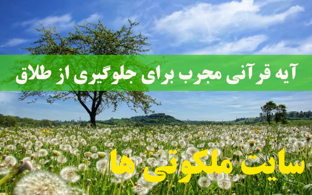 آیه قرآنی مجرب برای جلوگیری از طلاق و دوستی و محبت زن و شوهر