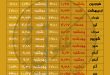 تقویم روزهای قمر در عقرب سال 1401,جدول ایام قمر در عقرب سال 1401