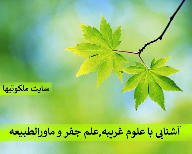 آشنایی با علوم غریبه,علم جفر و ماورالطبیعه