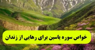 خواص سوره یاسین برای آزادی از زندان و رهایی از زندان و بند