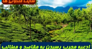 ادعیه مجرب رسیدن به مقاصد و مطالب مهم تضمینی و رفع اندوه و حوادث تلخ