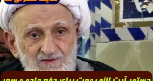 دستور آیت الله بهجت برای دفع جادو و طلسمات و چشم زخم و باطل کردن سحر تضمینی