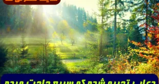 دعایی تجربه شده که خیلی ها ازش حاجت گرفتن با تاثیر سریع و تضمینی