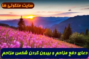 دعای دفع مزاحم و بیرون کردن شخصی که وارد خانه شما میشه و حضورش باعث دردسره