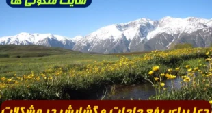 دعا برای رفع حاجات و گشایش در مشکلات با توسل به اهل بیت برای برآورده شدن نیازها و رفع ترس‌ ها و نگرانی‌ ها