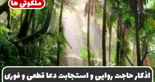 اذکار حاجت روایی و استجابت دعا قطعی و فوری و تضمینی