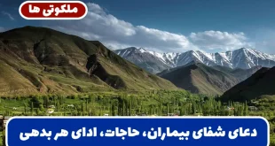 دعای شفای بیماران، حاجات، ادای هر بدهی و رفع هر چشم زخم
