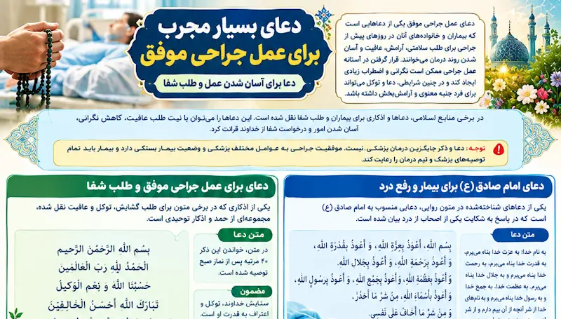دعا برای عمل جراحی موفق | دعا برای اینکه عمل جراحی موفق باشه دعا برای عمل جراحی موفق | دعا برای اینکه عمل جراحی موفق باشه
