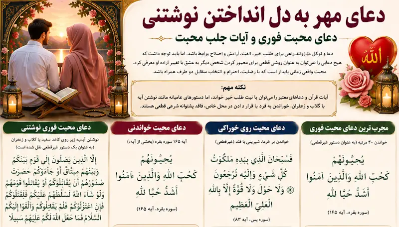 دعا برای مهر به دل انداختن نوشتنی | طریقه نوشتن دعای مهر و محبت دعا برای مهر به دل انداختن نوشتنی | طریقه نوشتن دعای مهر و محبت