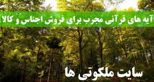 آیه های قرآنی مجرب برای فروش اجناس و کالا در مغازه