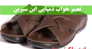 تعبیر خواب دمپایی ابن سیرین - دیدن دمپایی گشاد در خواب تعبیرش چیست