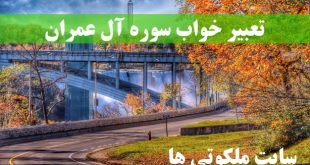 تعبیر خواب سوره آل عمران - خواندن سوره آل عمران در خواب تعبیرش چیست