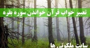 تعبیر خواب سوره بقره - تعبیر خواب قرآن خواندن سوره بقره