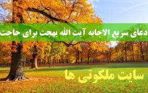 دعای سریع الاجابه آیت الله بهجت برای روا شدن هر حاجت و خواسته